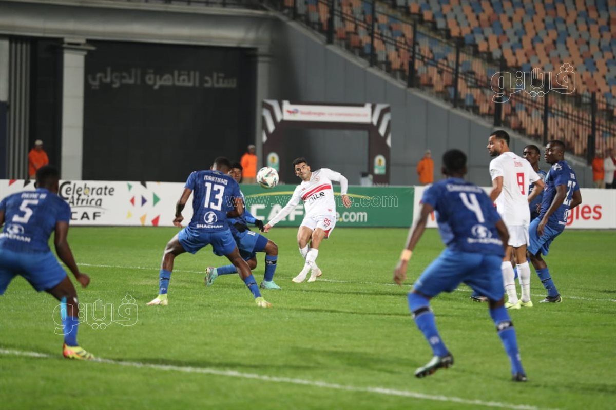 مباراة الزمالك وبلاك بولز في الكونفيدرالية الأفريقية