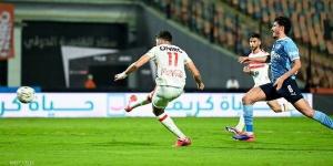 لاكاي يتعادل لـ بيراميدز من ضربة جزاء في الزمالك