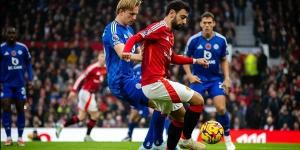 الدوري الإنجليزي، مانشستر يونايتد يتقدم على ليستر سيتي 2-0 بالشوط الأول (صور) - أخبار كلمتك