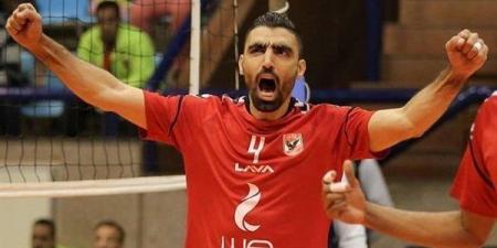 الكرة الطائرة، أحمد صلاح لاعب الأهلي يلحق بزميله في السويحلي الليبي - أخبار كلمتك