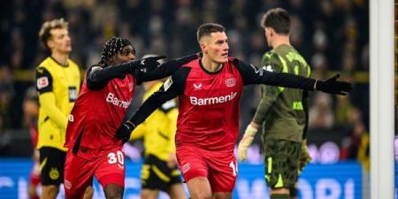 الدوري الألماني، باير ليفركوزن يضرب بوروسيا دورتموند 3-1 في الشوط الأول (صور) - أخبار كلمتك