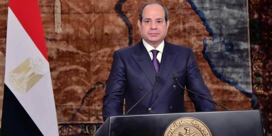 السيسي يهنئ الشعب المصري بمناسبة الذكرى الثانية والسبعين لثورة 23 يوليو المجيدة