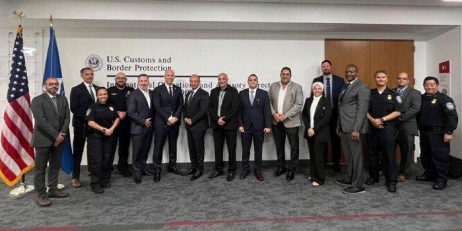 الطيران المدني المصري يزور إدارة الجمارك وحماية الحدود الأمريكية (CBP)