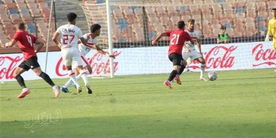 تدريبات بدنية لـ بدلاء الزمالك عقب انتهاء مباراة طلائع الجيش بالدوري - أخبار كلمتك