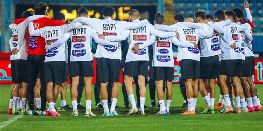 منتخب مصر يخوض مرانه الأخير استعدادا لمواجهة بتسوانا (صور) - أخبار كلمتك