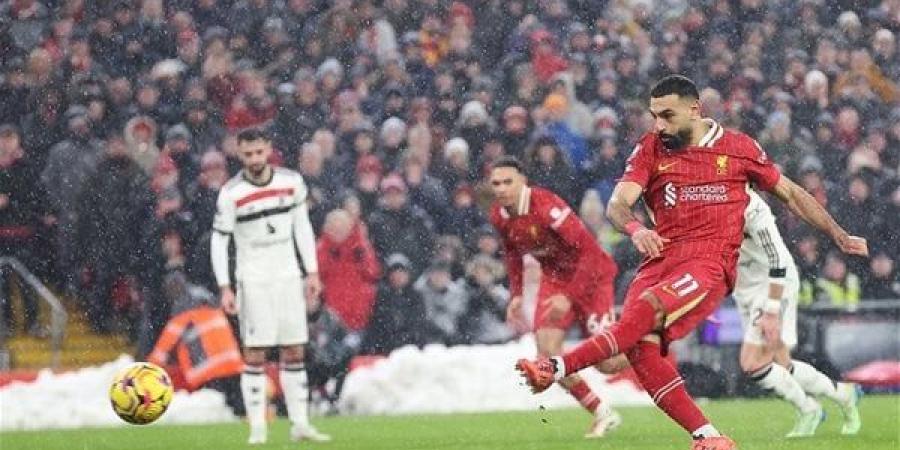 محمد صلاح رجل مباراة ليفربول ومانشستر يونايتد في الدوري الإنجليزي - أخبار كلمتك